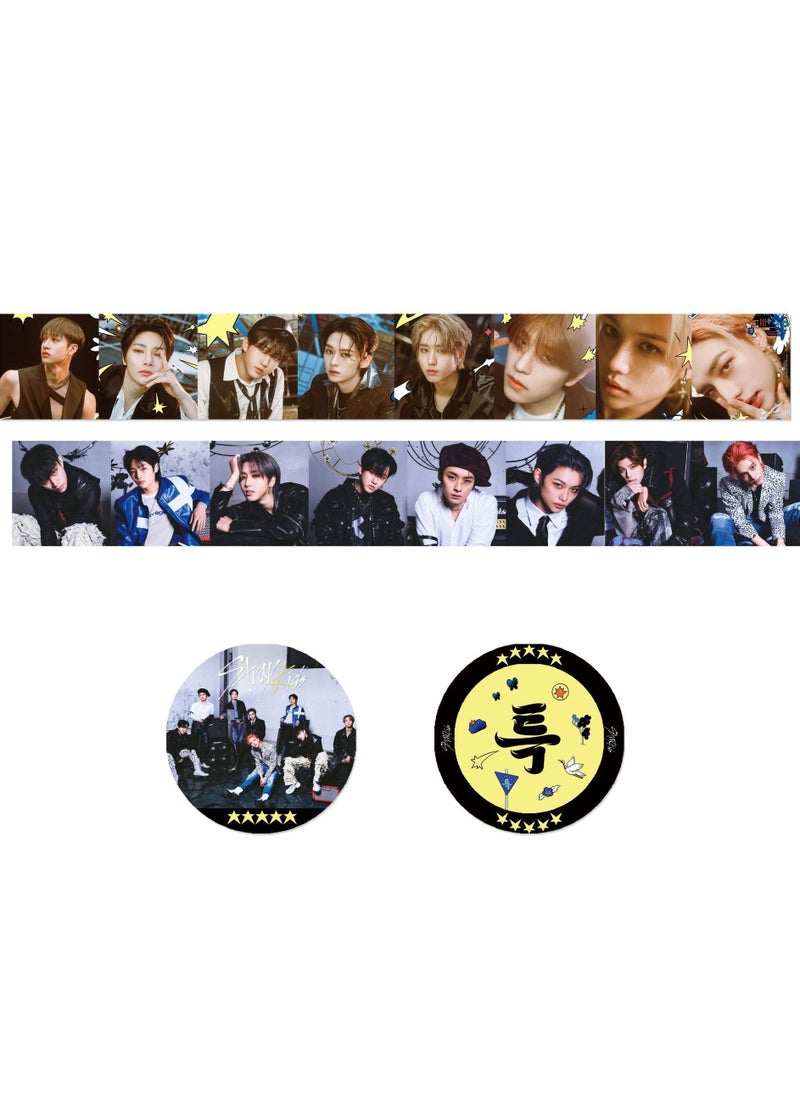 EHOME Stray Kids 5-Star New Album Paper Tape 2 x 5cm  - Image 2