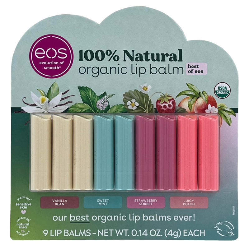 eos Best of eos Lip Balm, 9 Sticks - Image 1