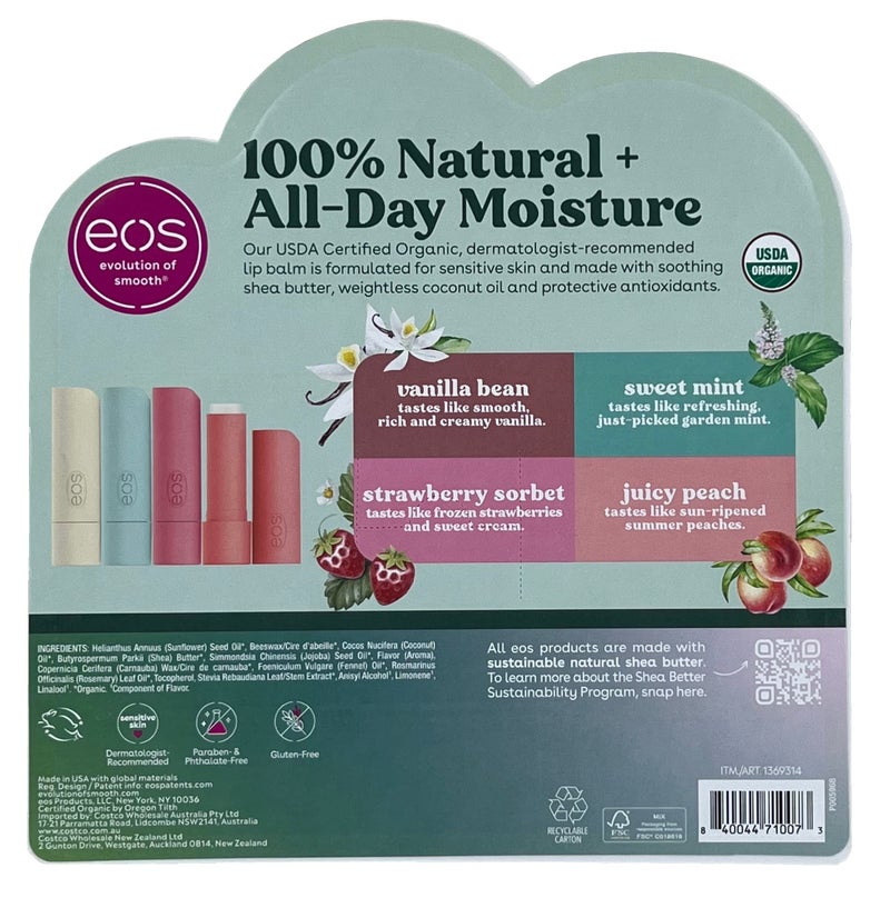 eos Best of eos Lip Balm, 9 Sticks - Image 2