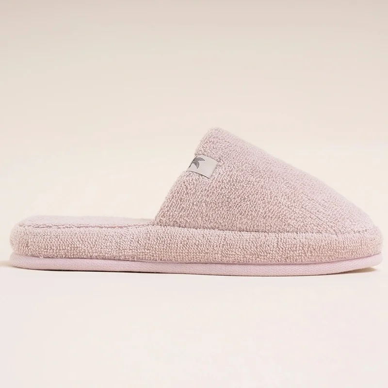 Penelope 100% Cotton Towel Slippers 38-39 Powder - Noa Series