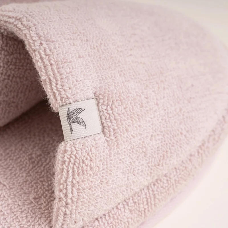 Penelope 100% Cotton Towel Slippers 38-39 Powder - Noa Series