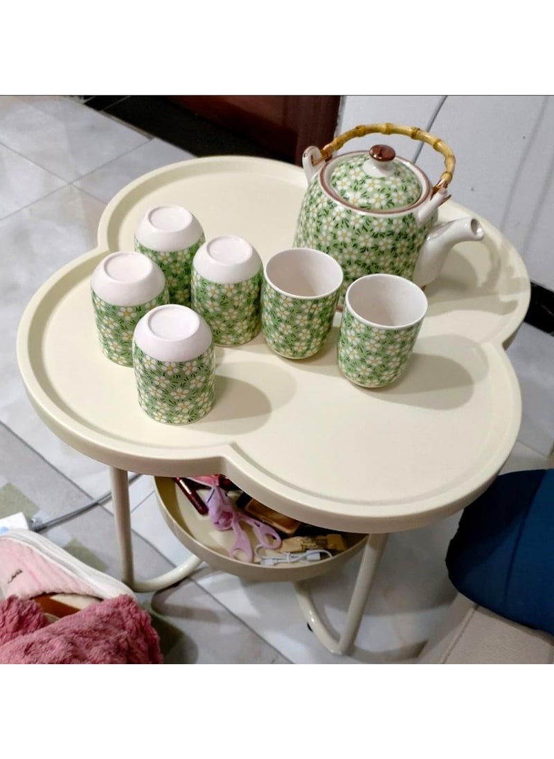 DubaiGallery - Modern Round Side Table, Sofa End Table, Minimalist Design Coffee Table for Living Room, Bedroom, Balcony, and Office - Image 1