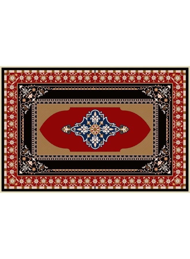 آنا سجادة كريستالية مخملية غير قابلة للانزلاق مقاس 80*120 سم لغرفة المعيشة المنزلية متينة - Image 1