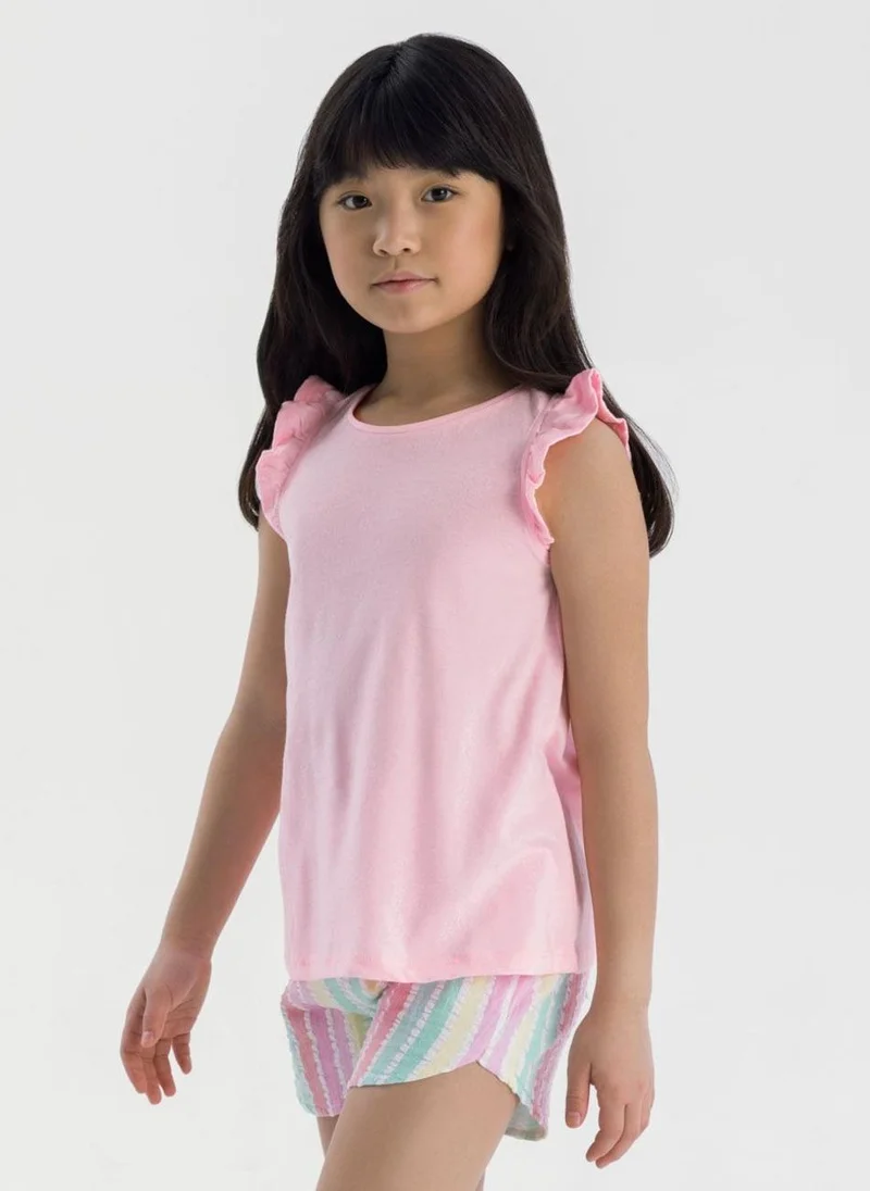 مينوتي Teen Girls Frilled Vest