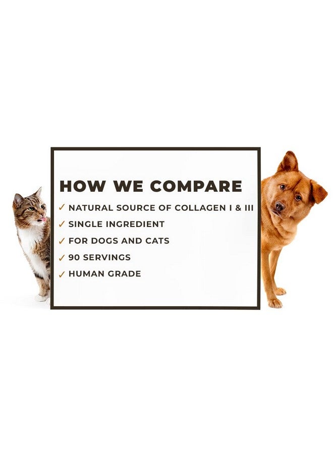 Left Coast Performance 8oz Beef Bone Broth Powder for Dogs and Cats - Human Grade Grass-Fed for Picky Eaters - Supports Joints and Gut Health - Single Ingredient Dog Food Topper for Dry Food - Image 5