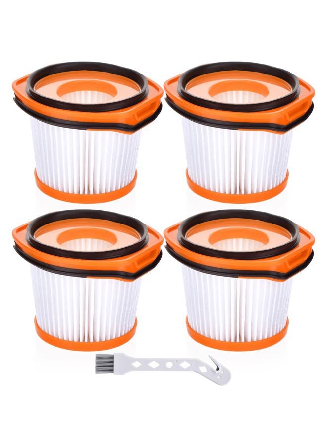 Artraise Vacuum Filter Replacement for Shark Wandvac System WS620 WS630 WS632 WS632BLBRN WS632GDBRN WS632GNBRN WS632PKBRN WS632RGBRN, Compared to Part # XFFWV360 (4 Pack) - Image 1