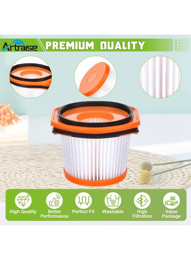 Artraise Vacuum Filter Replacement for Shark Wandvac System WS620 WS630 WS632 WS632BLBRN WS632GDBRN WS632GNBRN WS632PKBRN WS632RGBRN, Compared to Part # XFFWV360 (4 Pack) - Image 3