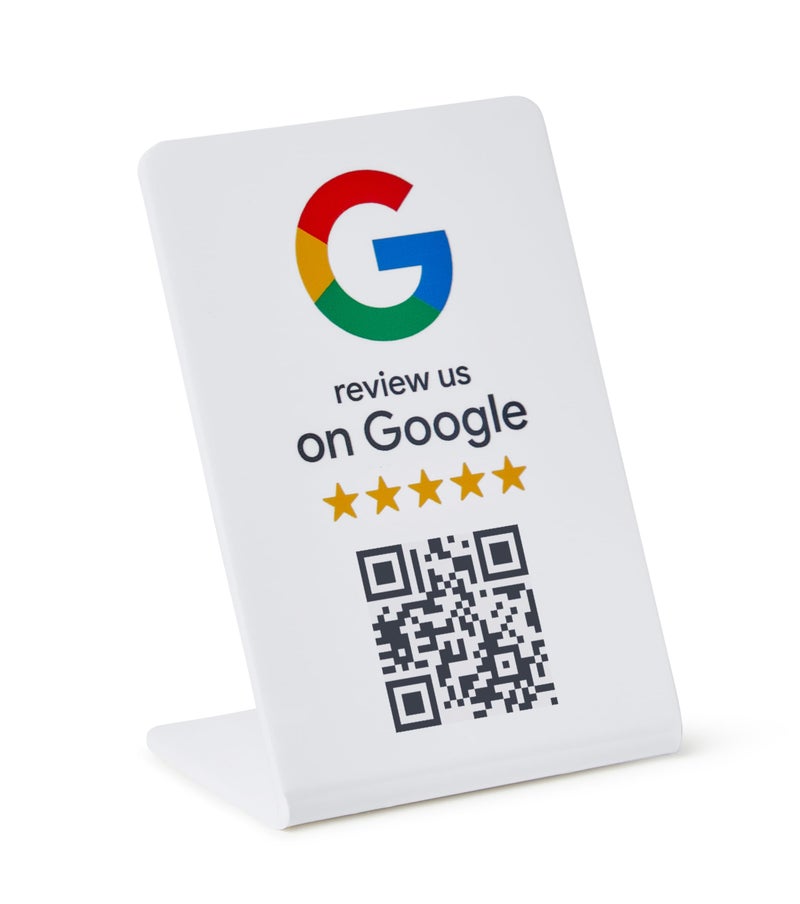 ProsperQR - Google Review Stand - NFC & QR Code, Easy Setup, For All Businesses (1-Pack) - Image 1