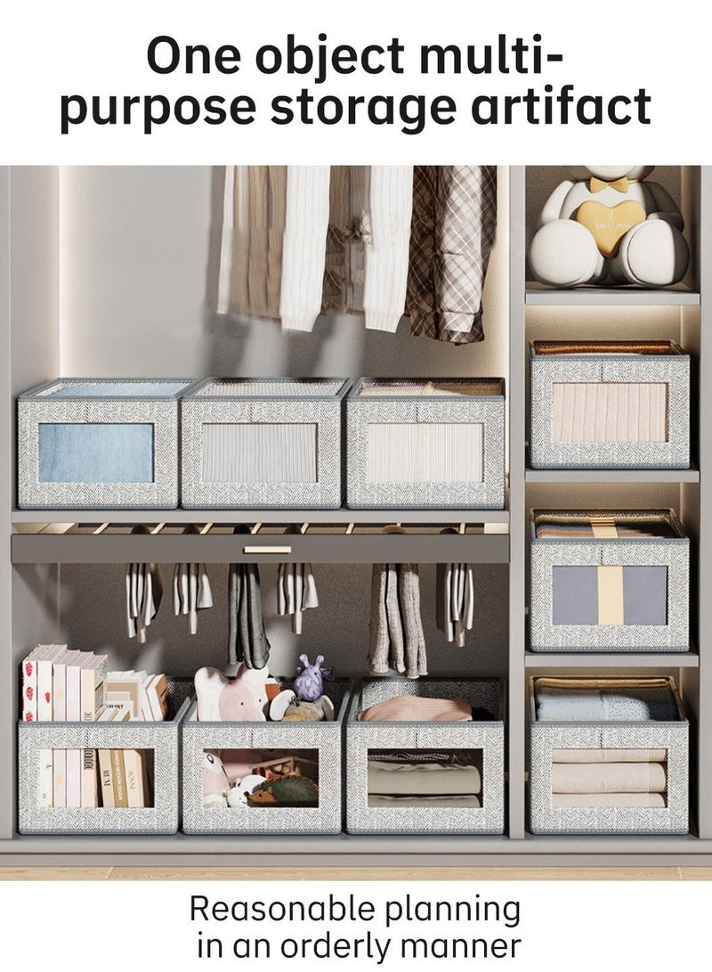 ميكسد 2 قطعة قابلة للطي التشطيب ، قدرة كبيرة التشطيب ، مع نافذة شفافة - Image 3