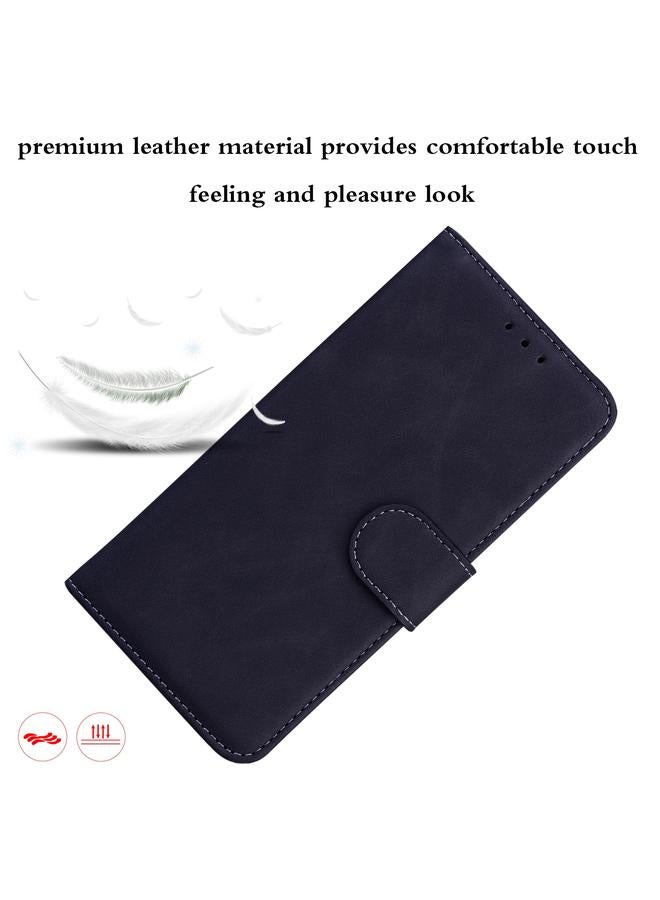 erorex Case For OPPO Realme 7I/Realme C17 Skin Feel Pure Color Flip Leather Phone Case - Image 5