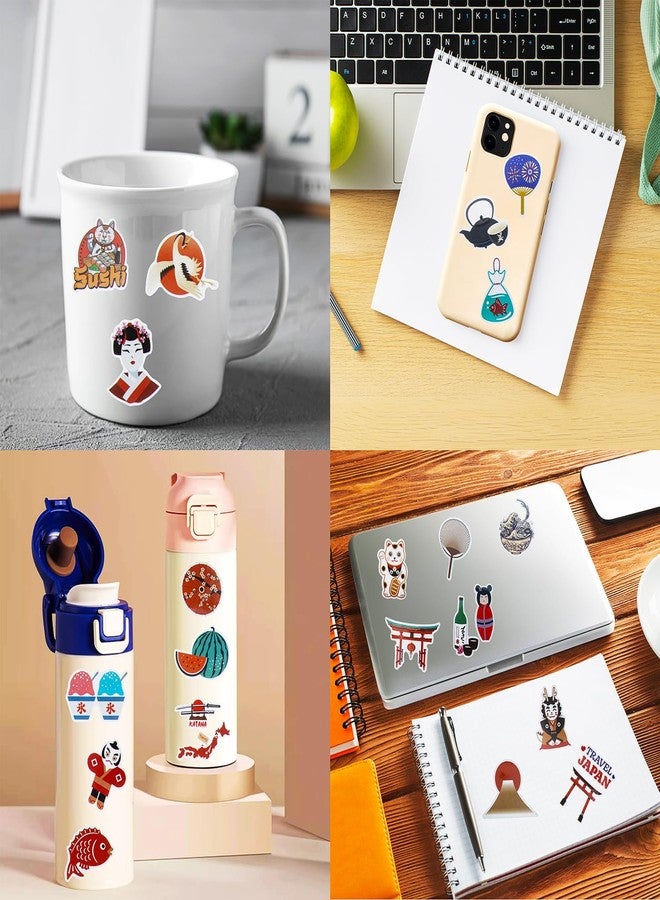 Cleverplay 100 Pack Japan Japanese Stickers, Japan Japanese Party Favors, Birthday Decorations - Image 5