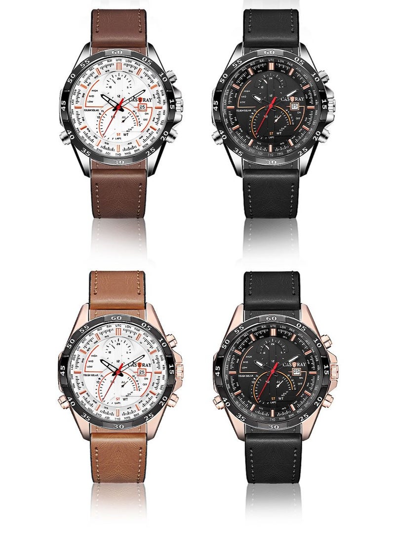 CASSRAY New high-end fully automatic multi-functional watch for handsome men - men's business student night-lit waterproof watch - Image 3