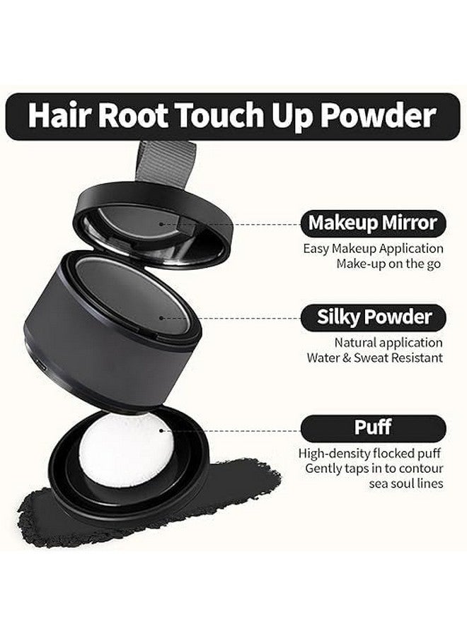 samvarn Hair Powder Black, Helps Cover Grey Roots & Bald Spots Instantly, Highly Pigmented, Fuller and Denser, Long-Lasting & Matte Finish, Super-Fine Powder for Flawless Application (Pack of 1) (S1) - Image 2