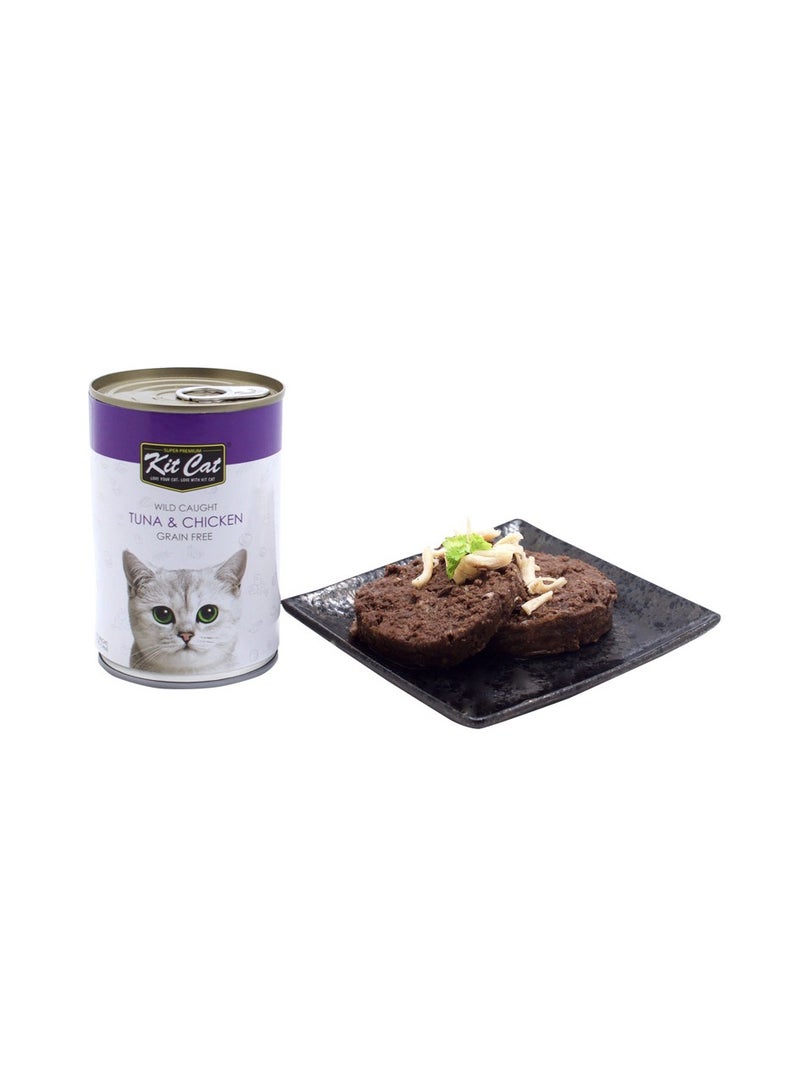 كيت كات تونة ودجاج بري 400 غرام - Image 1
