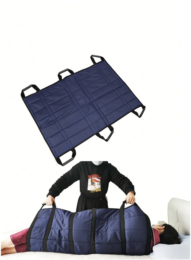 وسادة سرير لتحديد المواقع مع مقابض، وأوراق سحب لنقل سرير المستشفى، وأوراق منزلقة للمرضى طريحي الفراش، ووسادة تقلب للمرضى، وبطانية نقل طبية، وشرائح سرير لكبار السن للوقاية من تقرحات الفراش - Image 3