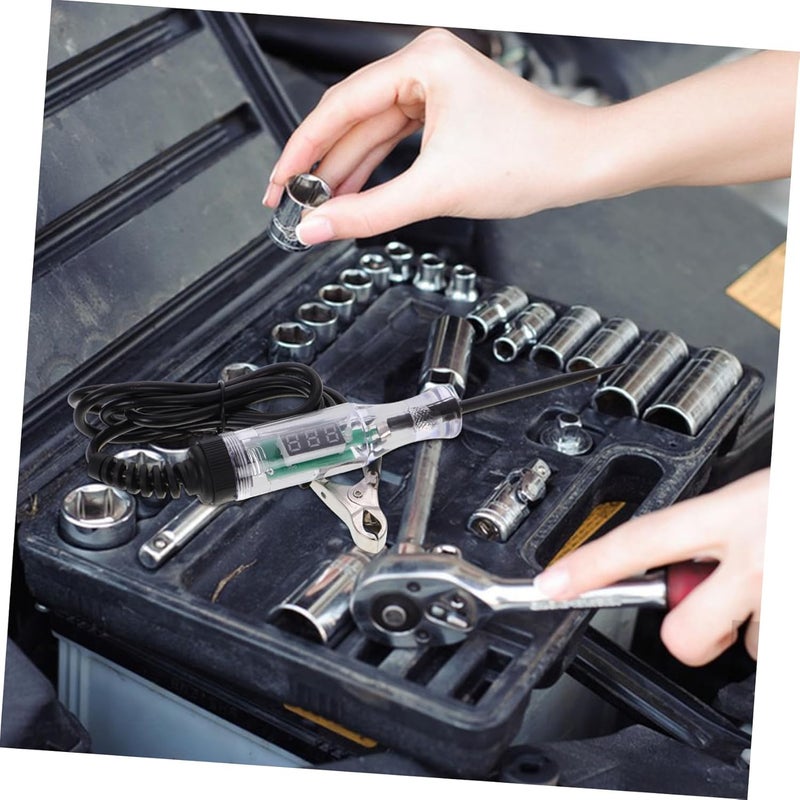 Car Circuit Test Pen Nondestructive Voltage Tester for Automotive Diagnostics Wire Design for Quick Repairs Accurate Readings for Engine Troubleshooting Measurement - Image 4