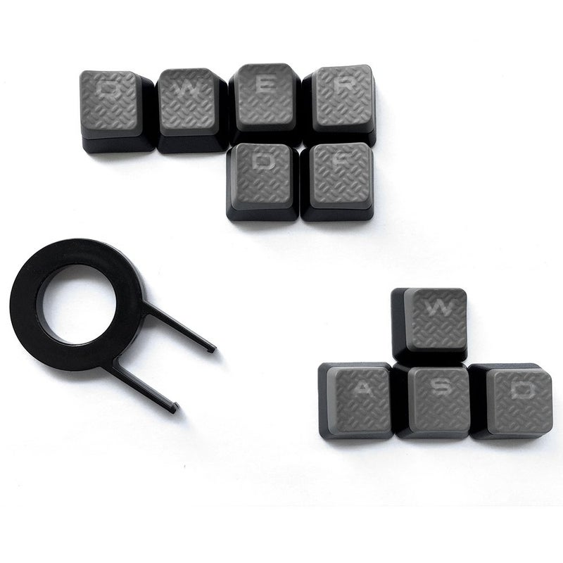 HUYUN Cherry MX Key Switch FPS Backlit Key Caps Replacement for Corsair Gaming Keyboards !ï¼ˆGrayï¼‰ - Image 1