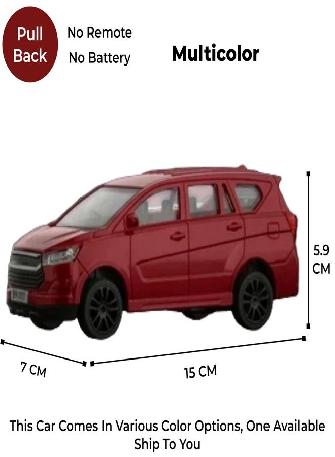 YUIOP - Die Cast Small Innova Car - Durable - Friction Powered Pull Back Car - Free Wheeling Action - for Collectors and Enthusiasts (Color May Vary) (Multicolor) (Innova (1 Pc)) - Image 2