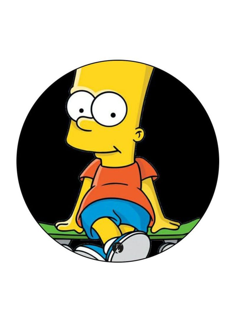 RKN The Simpsons Printed Mouse Pad  Yellow/Black/Blue