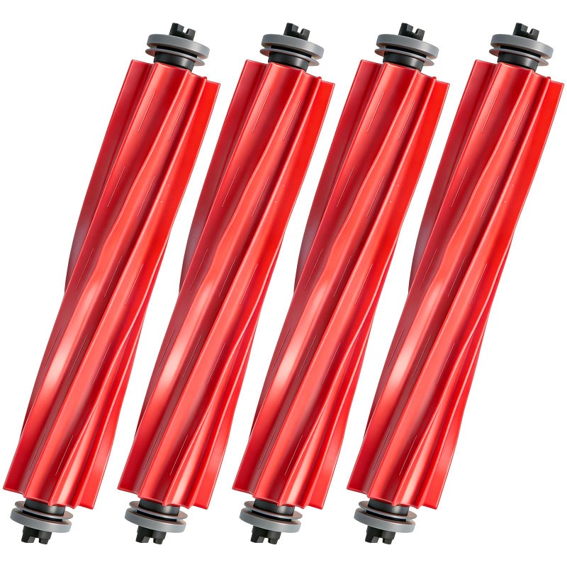 Roller Brush Replacement for Roborock Q7Q7Q7 MaxQ7 MaxS7 SeriesQV 35A35S Q RevoQrevo SMaxVProPlus Robotic VacuumAccessories inclue 4 Rubber Main Roller Brush