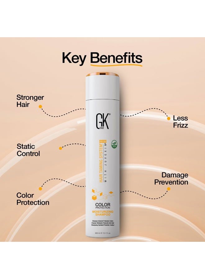 GK Hair Moisture Repair Shampoo | Nourishing & Anti-Dandruff Shampoo for Women & Men with Dry, Frizzy, or Color-Treated Hair | Sulfate-Free Formula for a Smooth Hair Care Routine | 10.1 fl oz - Image 4