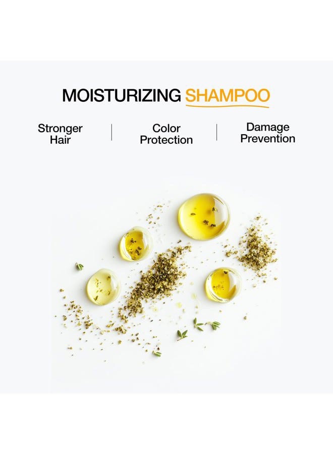 GK Hair Moisture Repair Shampoo | Nourishing & Anti-Dandruff Shampoo for Women & Men with Dry, Frizzy, or Color-Treated Hair | Sulfate-Free Formula for a Smooth Hair Care Routine | 10.1 fl oz - Image 3
