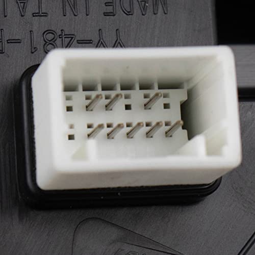 TRQ Passenger Side Power Heated Mirror Smooth Black Manual Folding Paint to Match Compatible with 2018-2021 Hyundai Kona HY1321257 - Image 2