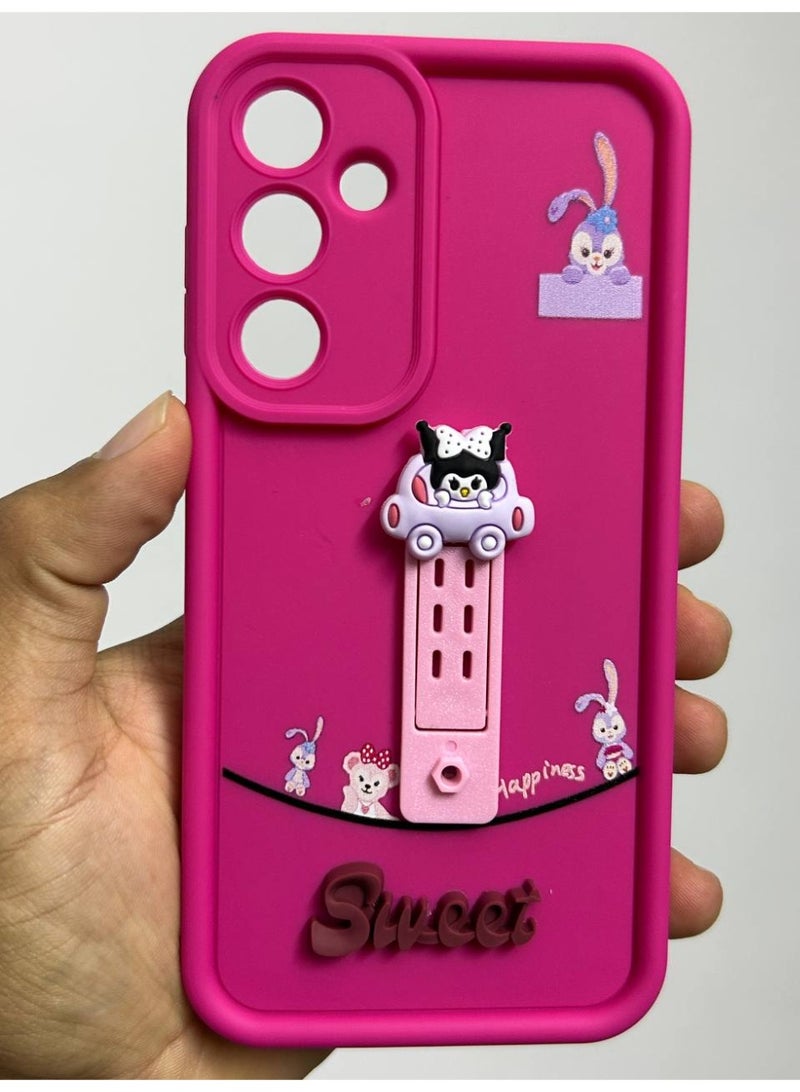 new cartoon-designed back cover with the word "Sweet" on it, compatible with the Samsung A55 phone. - Image 3