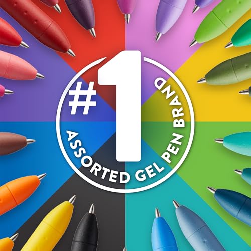 Paper Mate InkJoy Gel Pen Fine Point Black Ink Pens 0.5mm Fine Tip Ergonomic Comfort Grip Box of 12 - Image 2