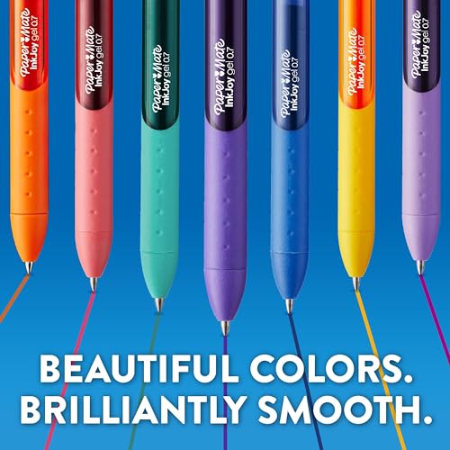 Paper Mate InkJoy Gel Pen Fine Point Black Ink Pens 0.5mm Fine Tip Ergonomic Comfort Grip Box of 12 - Image 5