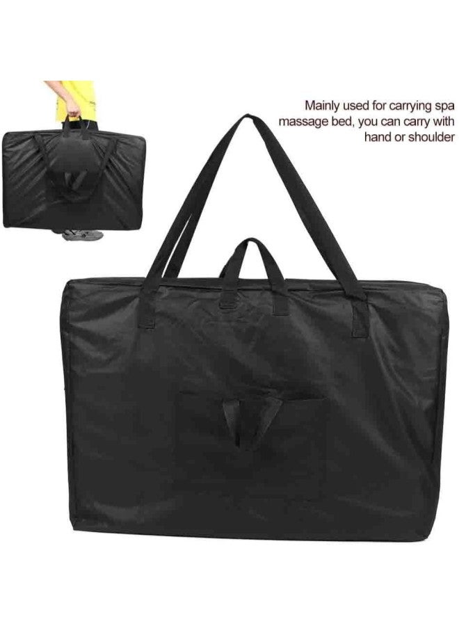 klarako Massage Table Carry Case Black Universal Portable Massage Bed Carrying Bag Canvas Shoulder Bag for Foldable Spa Tables Accessories (for Massage Bed About 180 * 60 * 65 cm)  - Image 3