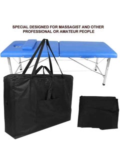 klarako Massage Table Carry Case Black Universal Portable Massage Bed Carrying Bag Canvas Shoulder Bag for Foldable Spa Tables Accessories (for Massage Bed About 180 * 60 * 65 cm)  - Image 2