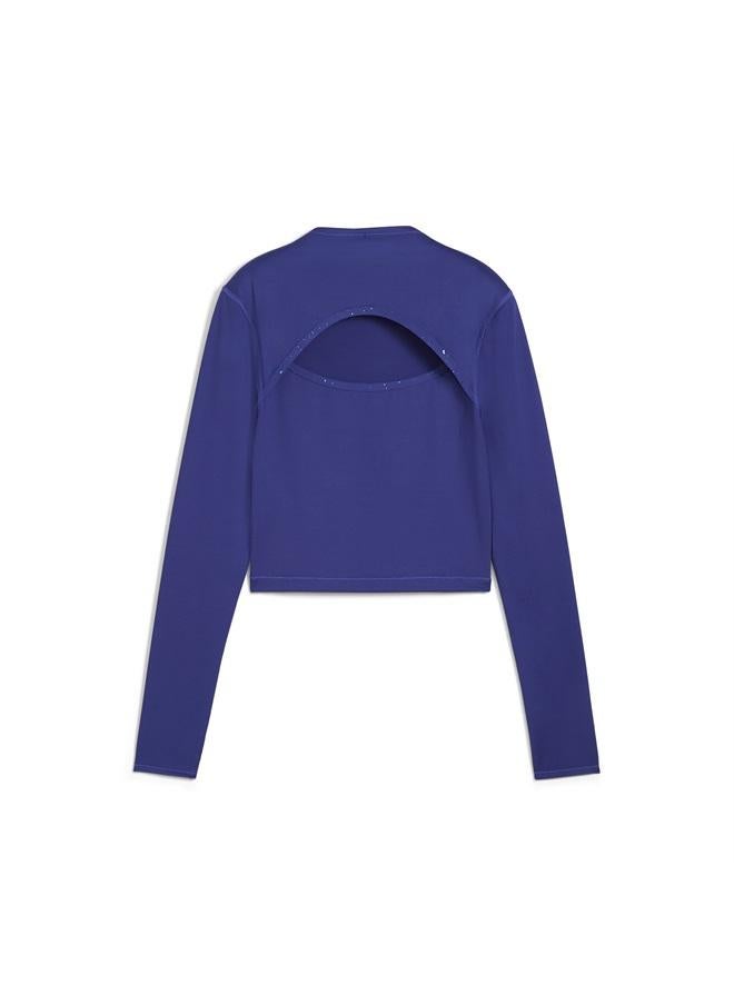 PUMA INTERGALACTIC Long Sleeve Crop Top Women - Image 2