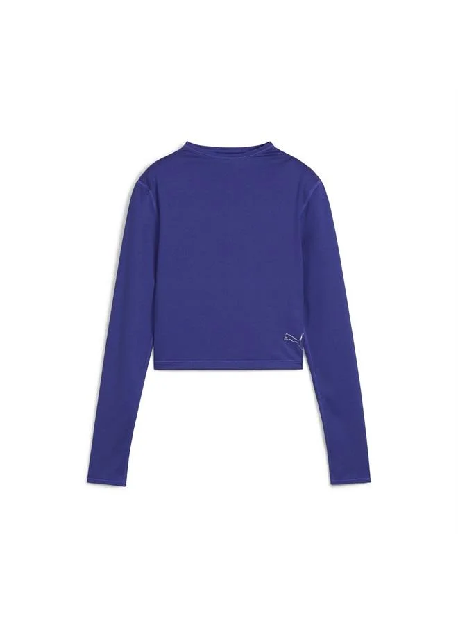 INTERGALACTIC Long Sleeve Crop Top Women