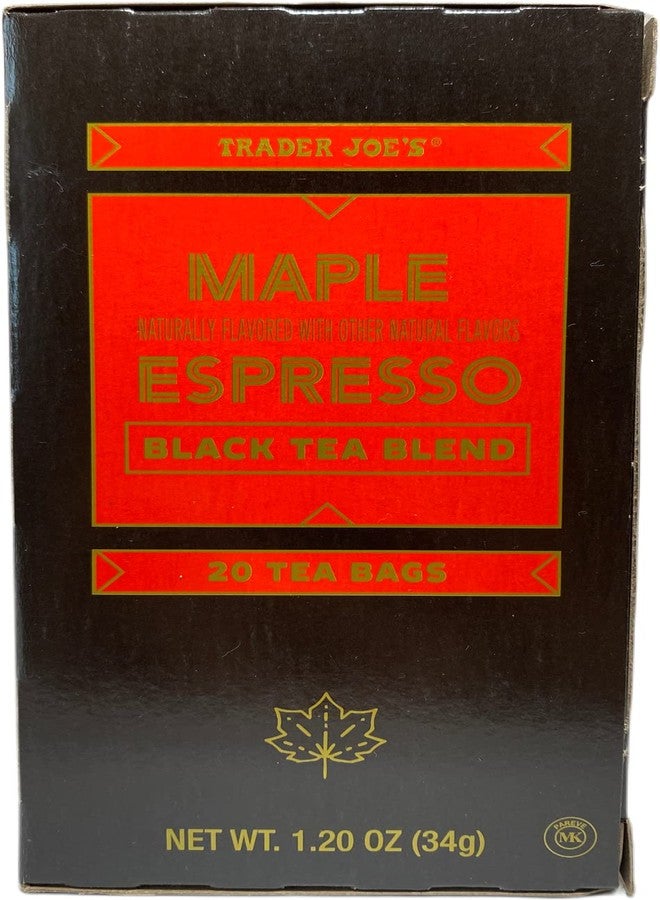 ترايدر جويز مزيج شاي أسود بنكهة القيقب والإسبريسو من Trader Joe's (عبوة من 3 قطع) - Image 4