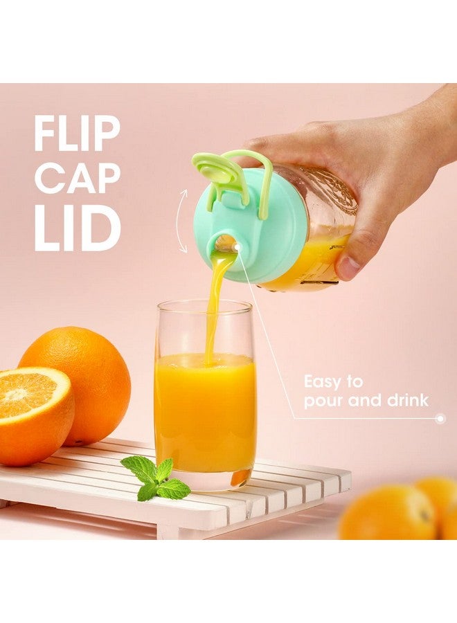 AIEVE Mason Jar Lids with Flip Top, 4 Pack, Reusable, Lid Leak-Proof Seal for Regular Mouth Mason Jars Canning Jars to Pouring Milk Coffee Lemonade (Jars not Included) - Image 2