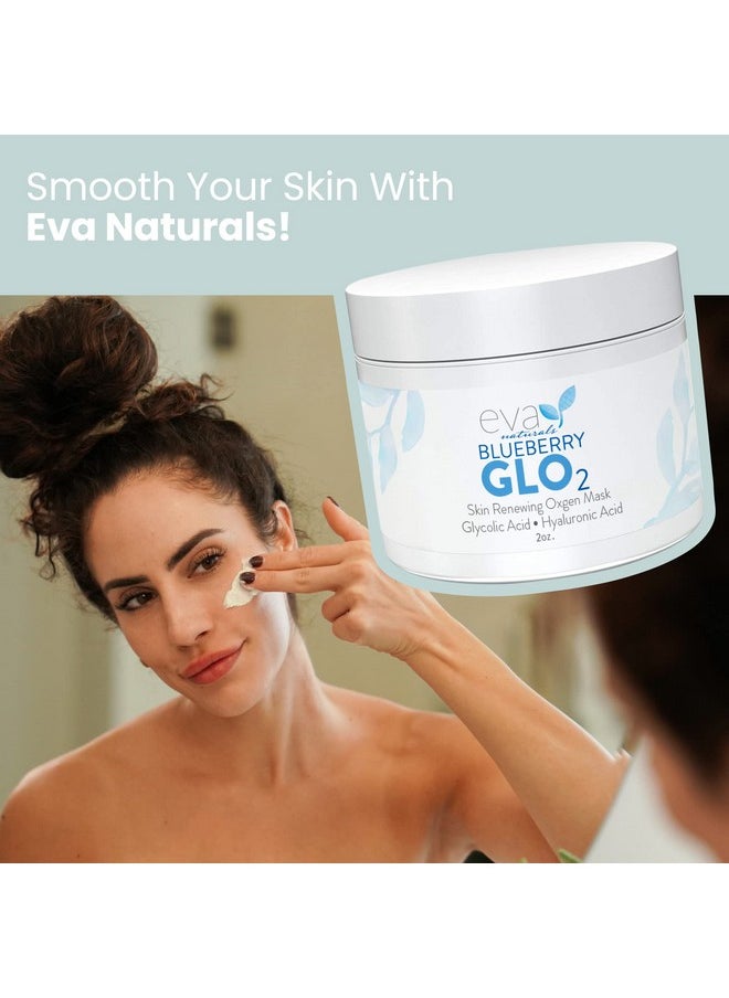 إيفا ناتشورالز أقنعة الطين الأكسجين من Glo2 للعناية بالبشرة وتقشير الوجه وتقليل المسام والعناية بالبشرة ومنتجات العناية ببشرة الوجه المضادة للشيخوخة وترطيب واستعادة جميع أنواع البشرة 2 أونصة  - Image 4