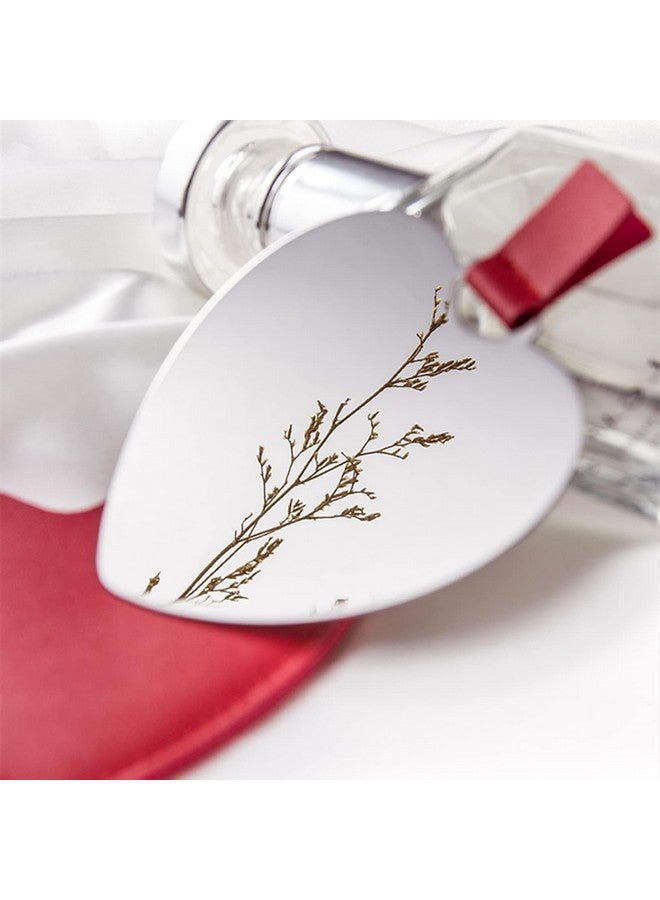 we3 Stainless Steel Mirror Compact Pocket Mirror Mini Small Heart Shaped Unbreakable Handheld Mirror With Pu Leather Cover For Travel Camping Home Gift For Women Girls - Image 3