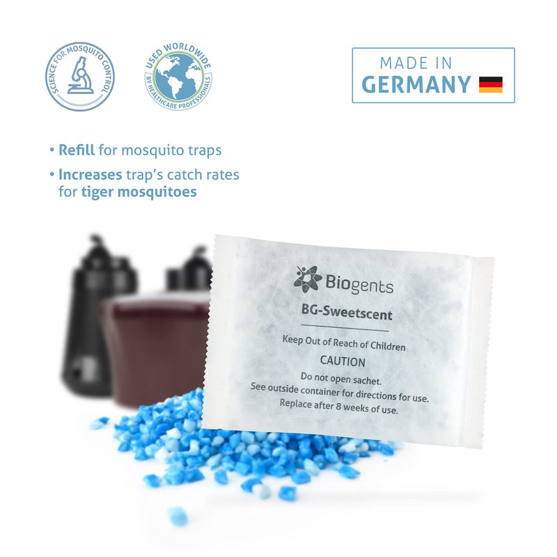 Biogents Sweetscent Mosquito Attractant - Compatible with All Mosquito Traps - Long-Lasting Mosquito Magnet, Safe for Indoor/Outdoor Use - Ideal to Lure Asian Tiger and Dengue Mosquitoes, Pack of 3 - Image 2