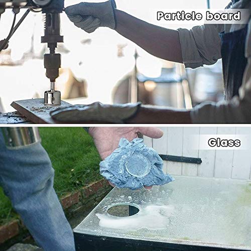 uptodateproducts مجموعة مثقاب مغطاة بالماس 15 قطعة لأدوات الطاقة 6mm50mm - Image 5