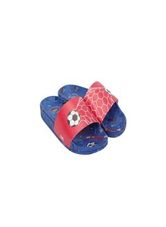 CUBS Football Print Everyday Wear eco-friendly PVC Slides for Kids, Lightweight, Easy to Wash and Anti-Slip Soles  - Image 1