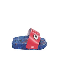 CUBS Football Print Everyday Wear eco-friendly PVC Slides for Kids, Lightweight, Easy to Wash and Anti-Slip Soles  - Image 3