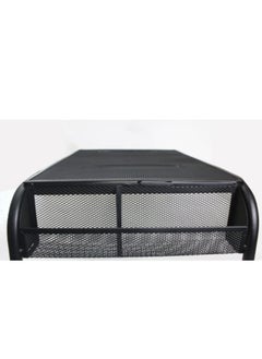 Sharpdo Metal Iron Mesh Black Monitor Stand With Drawer JF08  - Image 2