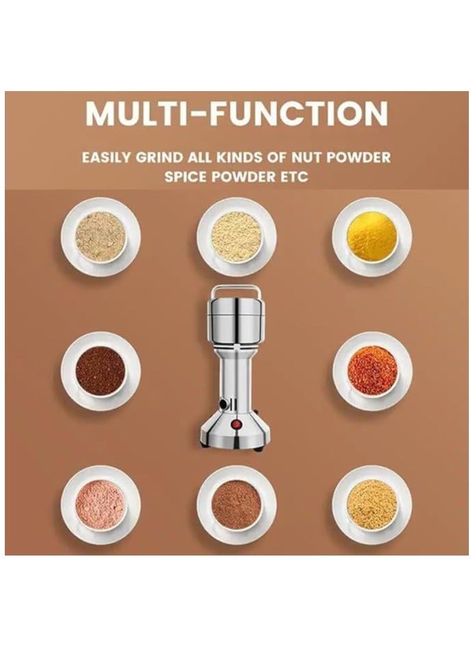 SUKILO 150g Powder Grinder with 1000W Copper Motor – Stainless Steel Electric Mill for Dry Herbs, Spices, Grains, and Coffee Beans - Image 5