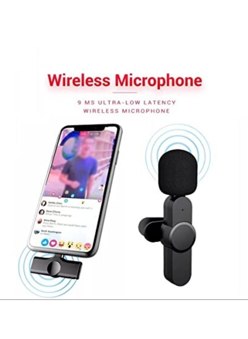 2 in 1 iphone or type-c Wireless Lavalier Microphone For IPhone, Plug Play, Portable Audio Video Recording Mic for Youtube, Live Stream, Vlog, Interview, Laptops PC - Image 3