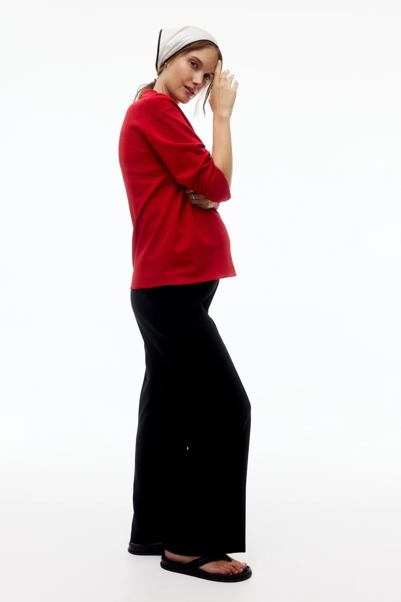 MAMA Wide tailored trousers