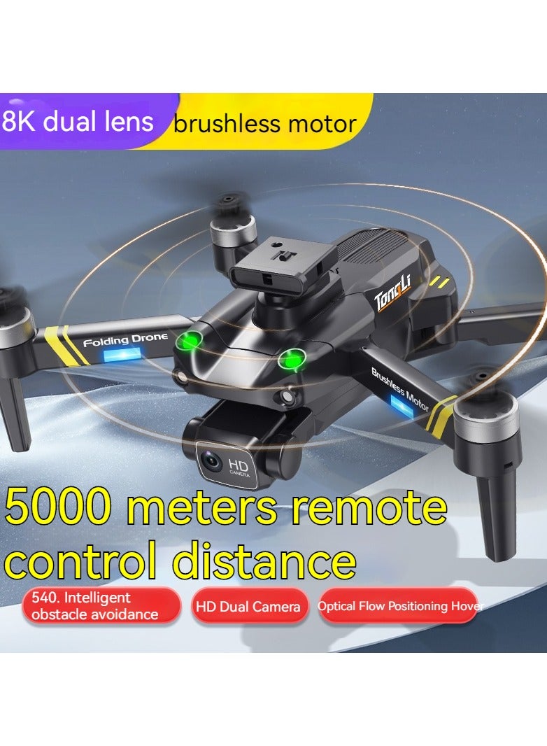 High quality Drone with 8K Dual Camera high-definition pixels Drone,High-capacity Battery,Hovering,Headless Mode Stunt rolling 5G real- time HDimage transmission - Image 1