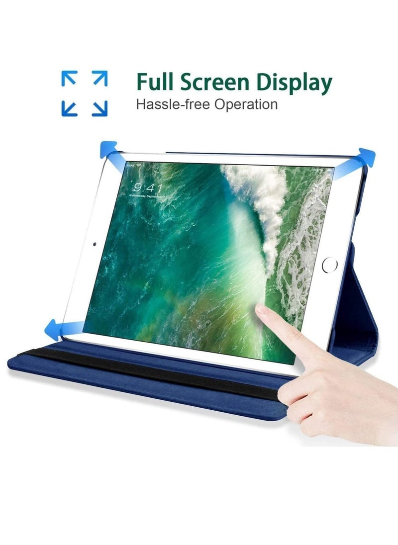vesus Smart 360-Degree Rotating Stand Case for Apple iPad 10.2 inch (9th Gen 2021, 8th Gen 2020, 7th Gen 2019) - Blue - Image 2