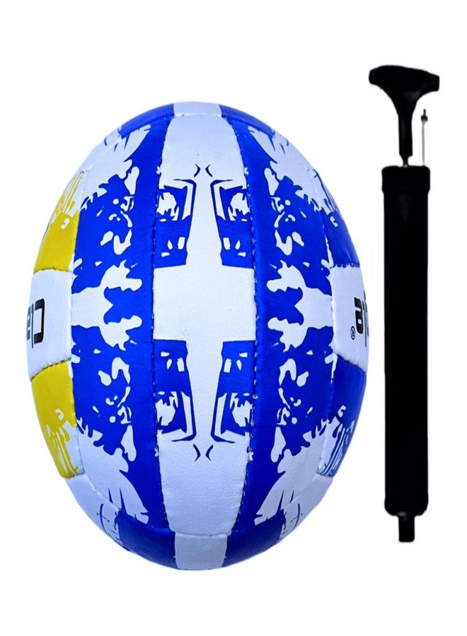 Classic Eagle Kross World PVC Volleyball With Air Pump And Nylon Net Full Kit Official Size And Weight (Pack Of 1), Multicolor - Image 5