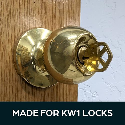 SUMMIT DOORWARE Kwikset Key Blanks in Premium Brass Quality | KW1 Uncut Blank Keys for Home and Professional Use | Pack of 250 Keys - Image 5